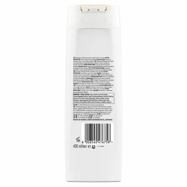 Pantene Pro-V Active Nutri Plex Thick&Strong šampón pre slabé a poškodené vlasy 400 ml