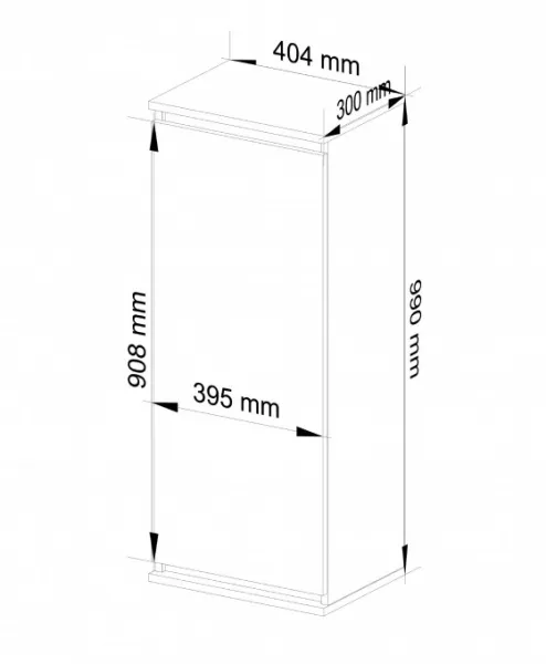 Ak furniture Závesná skrinka Star 40 cm venge
