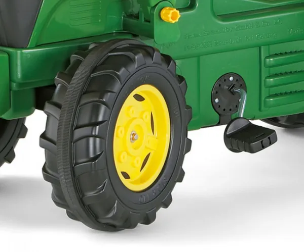 MILLY MALLY Šliapací traktor nakladač Rolly Toys John Deere Farmtrac zelený