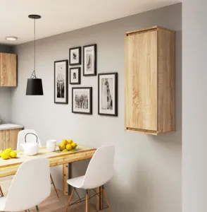 Ak furniture Závesná vitrína Star 40 cm dub sonoma