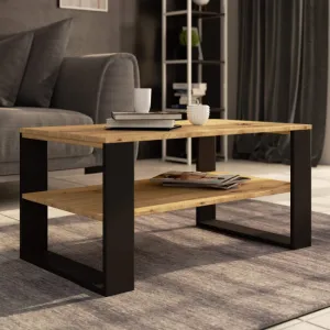 Ak furniture Konferenční stolek DOMI II dub artisan/černý