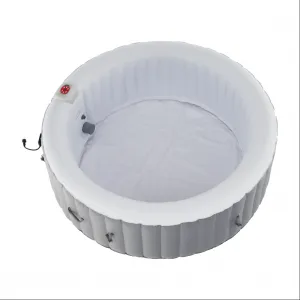 Nafukovacia vírivka, sivá/biela, 4-6 os, 1000 l, KAMINO NEW TYP 2