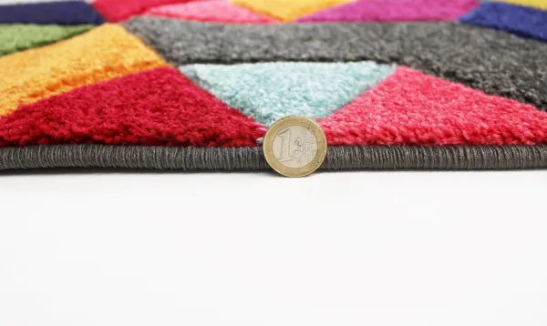 Flair Rugs koberce Kusový koberec Spectrum Dynamic Multi kruh - 160x160 (priemer) kruh cm