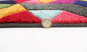 Flair Rugs koberce Kusový koberec Spectrum Dynamic Multi kruh - 160x160 (priemer) kruh cm