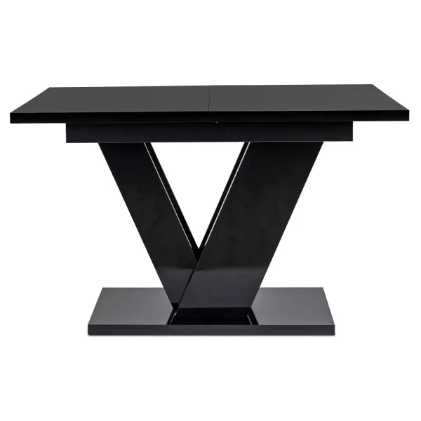 JAKS Jedálenský stôl Clark 120 cm black gloss glamour