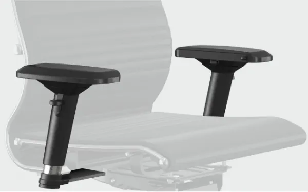 METTA 73 Ergonomická kancelárska stolička Samurai L2-9D, čierna