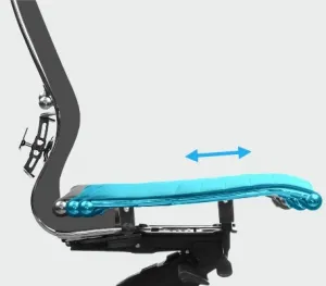 METTA 73 Ergonomická kancelárska stolička Samurai L2-9D, čierna