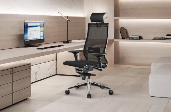 METTA 73 Ergonomická kancelárska stolička Samurai L2-9D, čierna