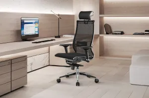METTA 73 Ergonomická kancelárska stolička Samurai L2-9D, čierna