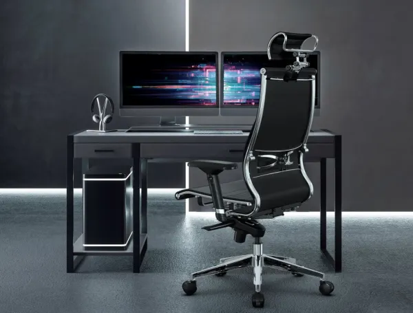 METTA 73 Ergonomická kancelárska stolička Samurai L2-9D, čierna