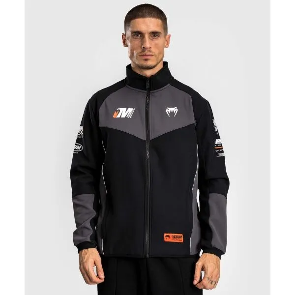 Venum MOTORSPORT SOFTSHELL JACKET Pánska bunda, čierna, veľkosť