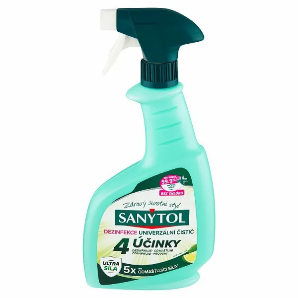 Sanytol Dezinfekcia univerzálny čistič 4 účinky pure 500 ml