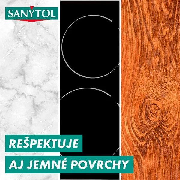 Sanytol Dezinfekcia univerzálny čistič 4 účinky pure 500 ml