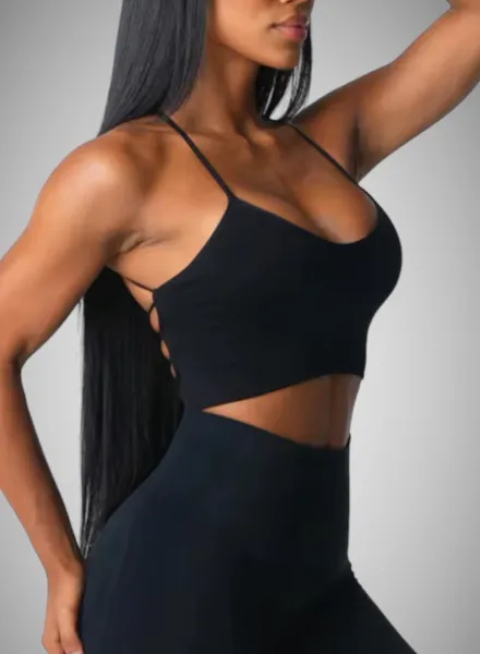 Legínovo Push-up top black Royal Veľkosť: M