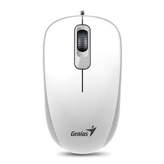 Genius Myš DX-110 31010116109, 1000DPI, optická, 3tl., drátová USB, bílá