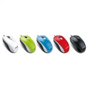Genius Myš DX-110 31010116109, 1000DPI, optická, 3tl., drátová USB, bílá