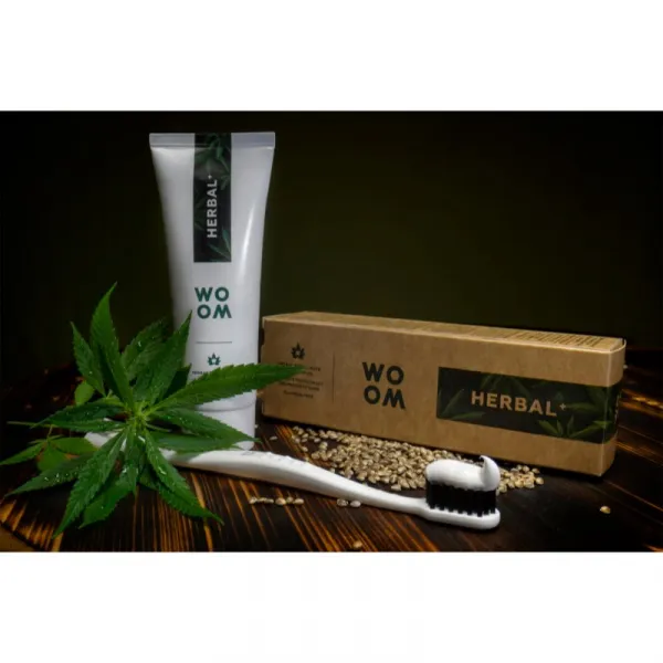 WOOM Herbal+ Toothpaste bylinková zubná pasta 75 ml