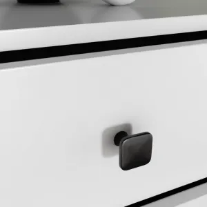 Ak furniture Komoda MOBI K-06 bílá/černá