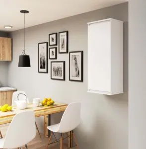 Ak furniture Závesná vitrína Star 40 cm biela