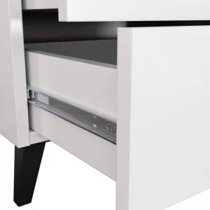 Ak furniture Komoda MOBI K-04 bílá/černá