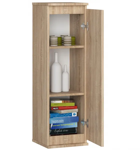 Ak furniture Závesná vitrína Star 30 cm dub sonoma