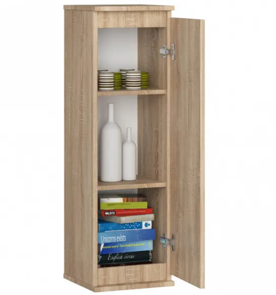 Ak furniture Závesná vitrína Star 30 cm dub sonoma