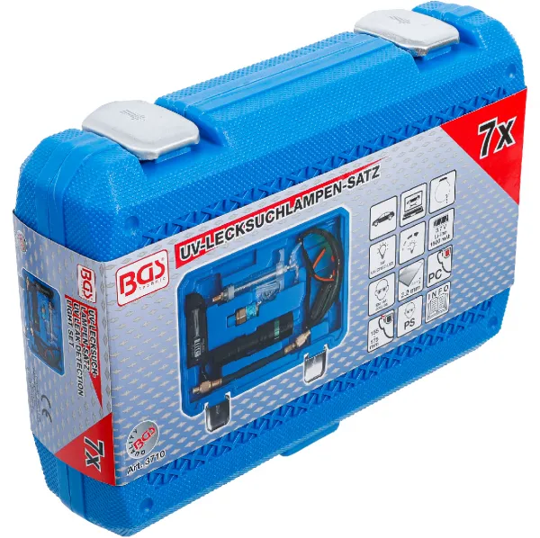 BGS Technics Tester - UV lampa na kontrolu úniku chladiva R134a z klimatizácie