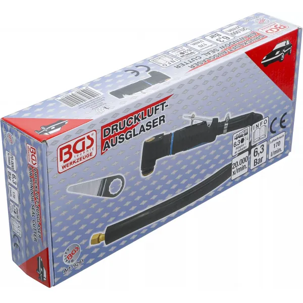BGS Technics Pneumatický nástroj na vyrezanie autoskla
