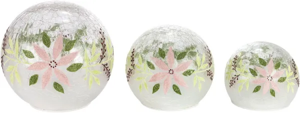 Weltbild LED skleněné koule Winterflowers