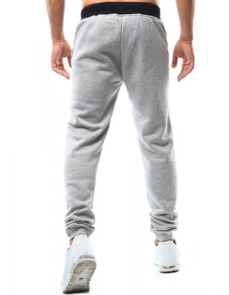 Trendy pánske tepláky v šedom prevedení