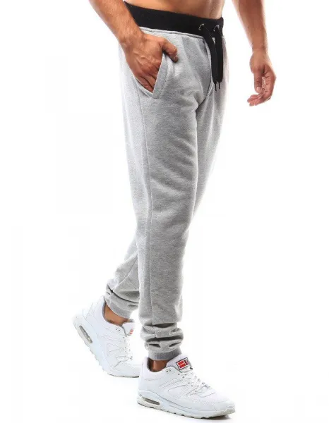 Trendy pánske tepláky v šedom prevedení