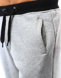 Trendy pánske tepláky v šedom prevedení