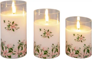 Weltbild LED svíčky magnolie, sada 3 ks