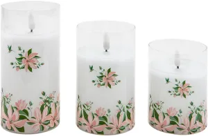 Weltbild LED svíčky magnolie, sada 3 ks