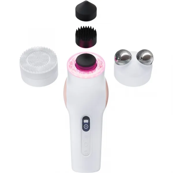 Therabody TheraFace PRO masážny prístroj na tvár farba White/Rose Gold 1 ks