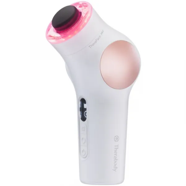 Therabody TheraFace PRO masážny prístroj na tvár farba White/Rose Gold 1 ks