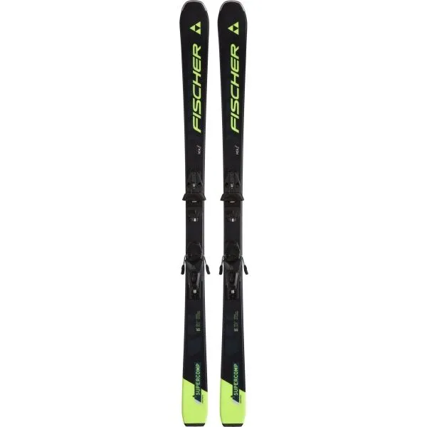 Fischer RC4 SUPERCOMP SLR + RS 10 GW SLR Zjazdové lyže, tmavo modrá, veľkosť