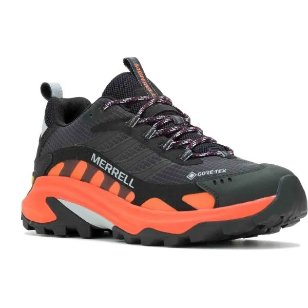 Pánska nízka turistická obuv MERRELL Moab Speed 2 GTX black orange