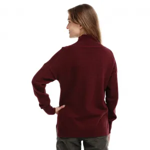 Bushman sveter Brigid burgundy XXXL