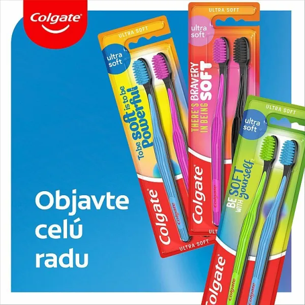 Colgate Duopack zubná kefka ultra soft 2 ks