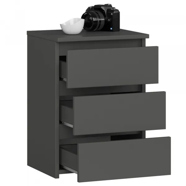 Ak furniture Komoda CL3 40 cm grafitově šedá