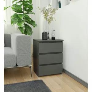 Ak furniture Komoda CL3 40 cm grafitově šedá