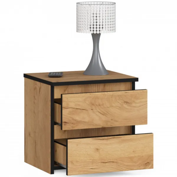 Nočný stolík CL2 2SZ CLP dub craft