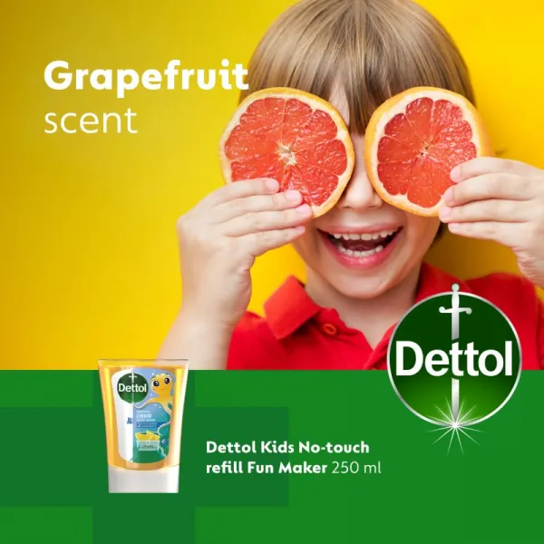 Dettol Soft on Skin Kids Fun Maker náplň do bezdotykového dávkovača mydla 250 ml