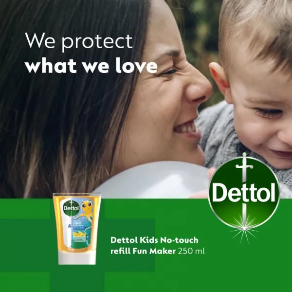 Dettol Soft on Skin Kids Fun Maker náplň do bezdotykového dávkovača mydla 250 ml