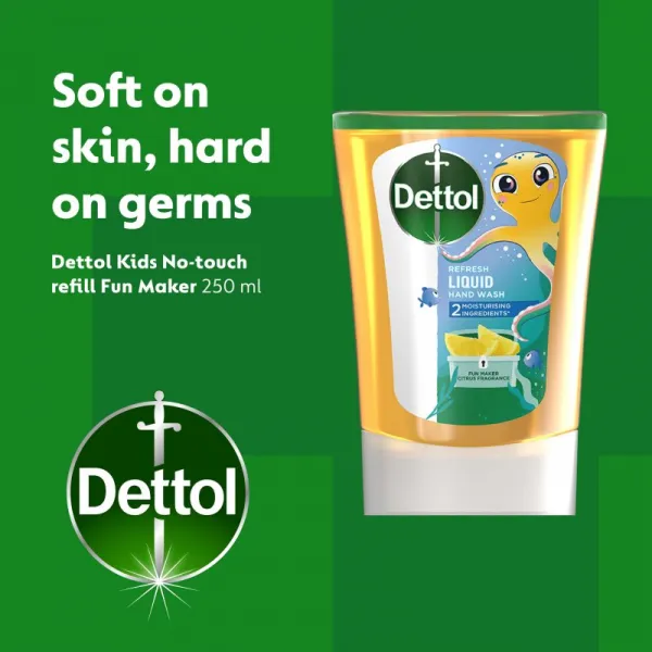 Dettol Soft on Skin Kids Fun Maker náplň do bezdotykového dávkovača mydla 250 ml