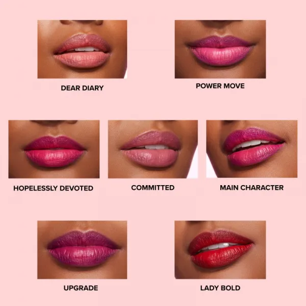 Too Faced Lady Bold Cream Lipstick krémový rúž pre dlhotrvajúci efekt odtieň Lady Bold 3.3 g