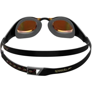 Speedo fastskin pure focus mirror čierno/oranžová