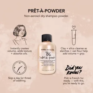 Bumble and bumble Pret-À-Powder It’s Equal Parts Dry Shampoo suchý šampón pre objem vlasov 14 g