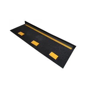 Vopi koberce Nášľapy na schody Quick step šedý obdĺžnik, samolepiaci - 24x65 obdĺžnik (rozmer vrátane ohybu)